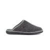 Pantofole Uomo Ciabatte in Tessuto Grigio