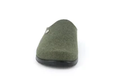 Pantofole Uomo Feltro Lana Verde