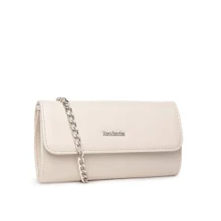 Pochette Clutch  Donna in Pelle Avorio