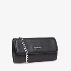 Pochette Clutch  Donna in Pelle Nero