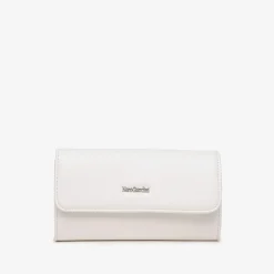 Pochette Clutch  Donna in Pelle Bianco