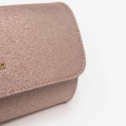 Pochette Clutch Donna in Tessuto Carne