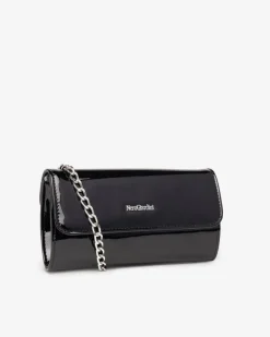 Pochette Donna Vernice Nero