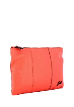Pochette in Pelle Tramonto con Tracolla