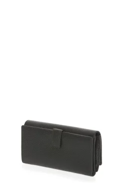 Portafogli Donna Lungo Pelle Nero