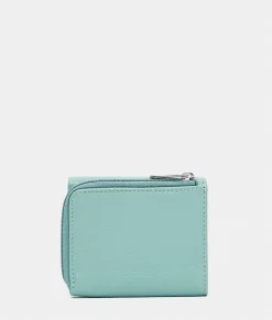 Portafogli Donna Pelle Verde Acqua