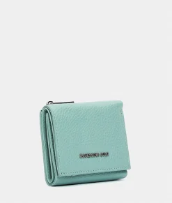 Portafogli Donna Pelle Verde Acqua