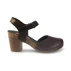 Pump Donna in Pelle Viola