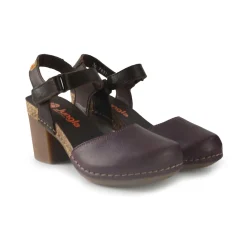 Pump Donna in Pelle Viola