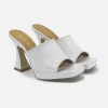 Sabot Donna con Tacco Rocchetto e Plateau