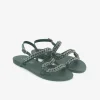 Sandali Bassi Donna in Pelle Nera