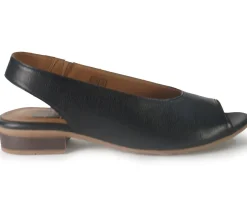 Sandali Bassi Donna Pelle Nera