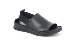 Sandali Confort Pelle Nero
