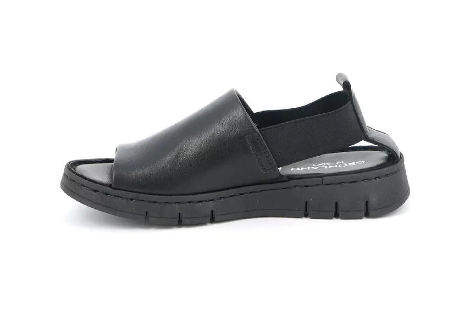 Sandali Confort Pelle Nero