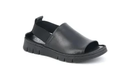 Sandali Confort Pelle Nero