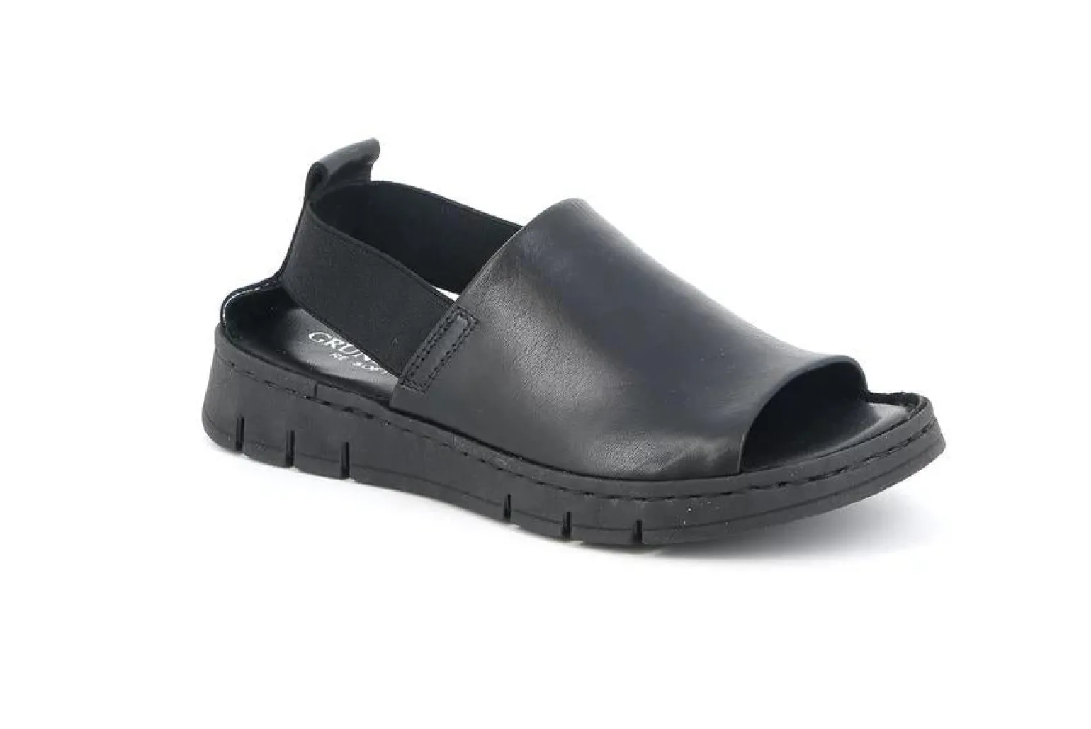 Sandali Confort Pelle Nero