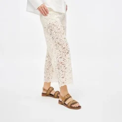 Sandali Donna Bassi in Pelle Marrone