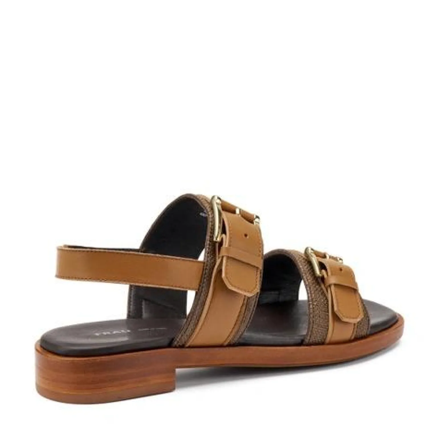 Sandali Donna Bassi in Pelle Marrone