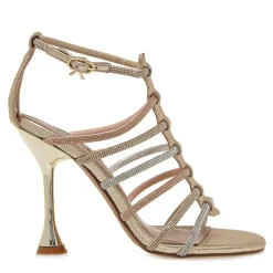 Sandali Donna Gioiello Strass Nude