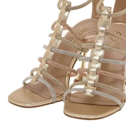 Sandali Donna Gioiello Strass Nude