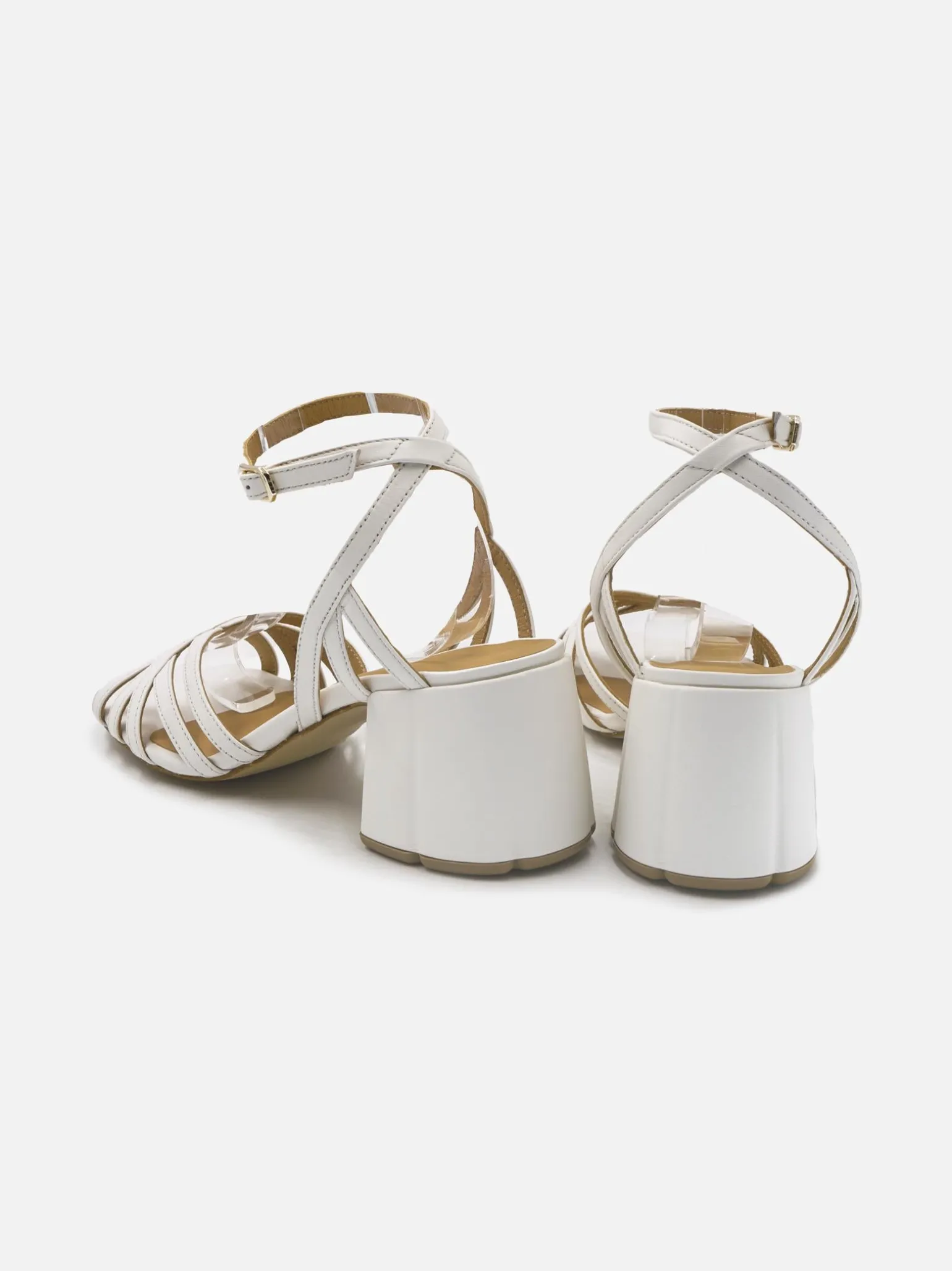 Sandali Donna in Pelle con Tacco