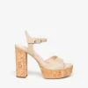 Sandali Donna in Pelle Lino