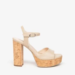 Sandali Donna in Pelle Lino