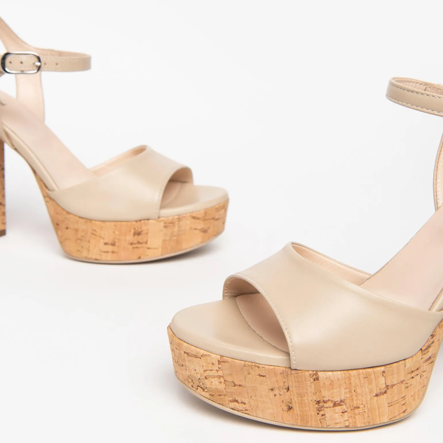 Sandali Donna in Pelle Lino