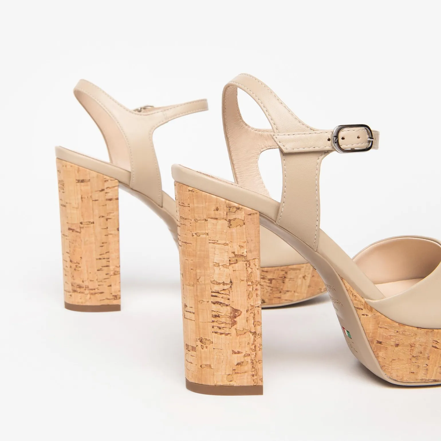 Sandali Donna in Pelle Lino
