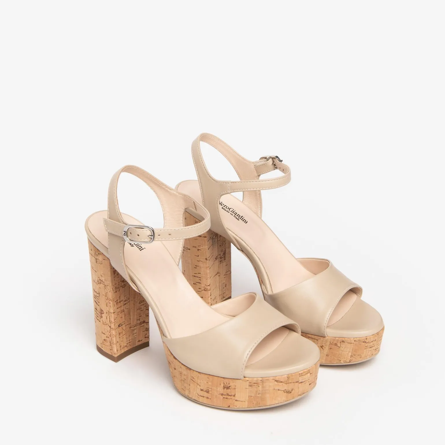 Sandali Donna in Pelle Lino