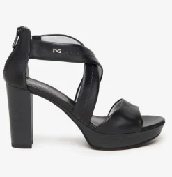 Sandali Donna in Pelle Nero