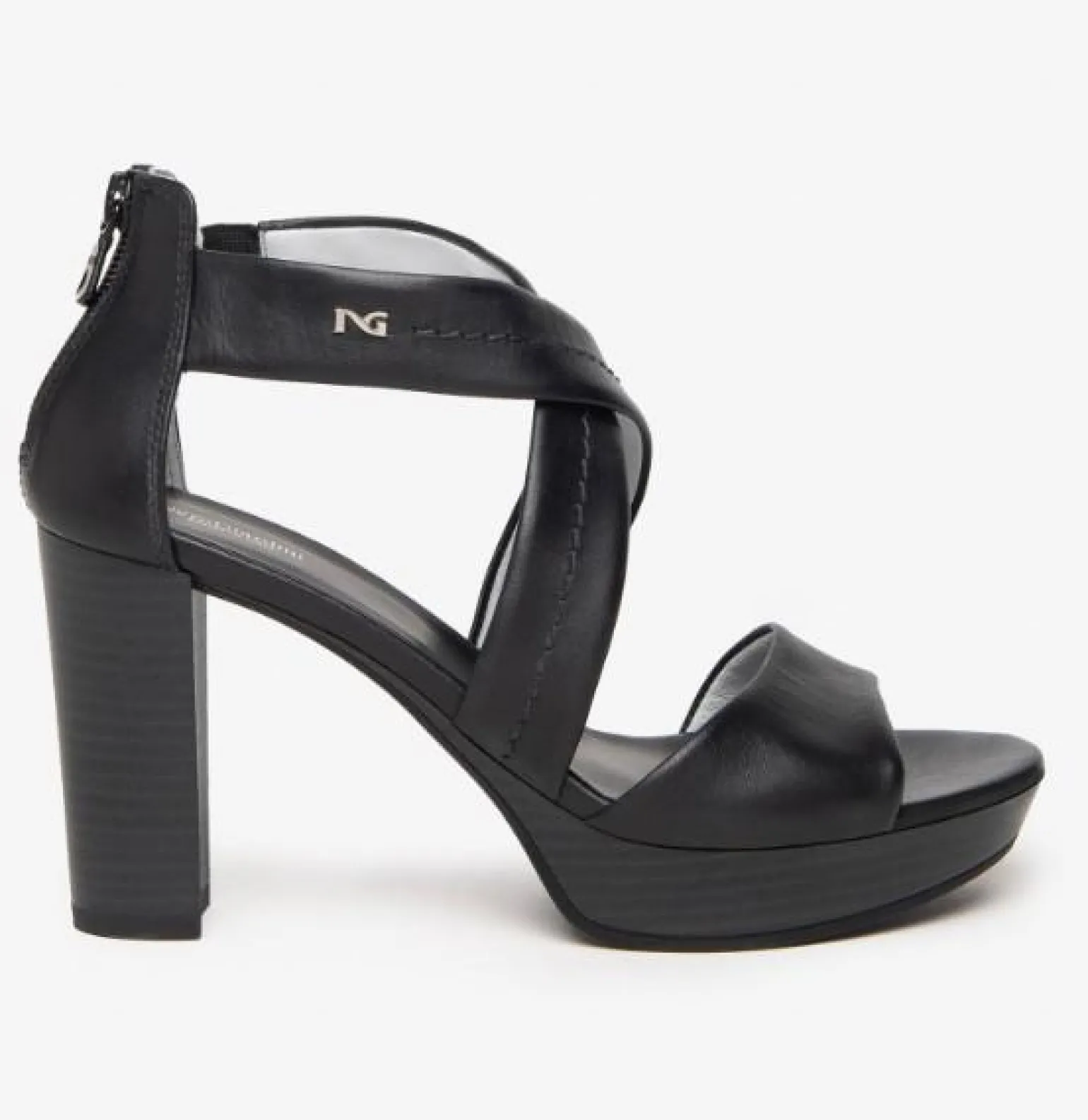 Sandali Donna in Pelle Nero
