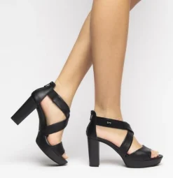 Sandali Donna in Pelle Nero