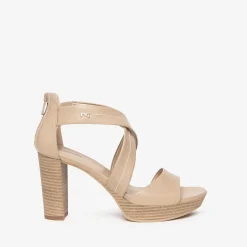 Sandali Donna in Pelle Sabbia