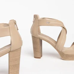 Sandali Donna in Pelle Sabbia