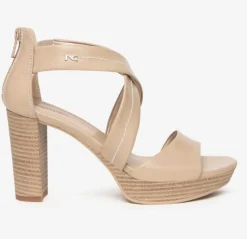 Sandali Donna in Pelle Sabbia