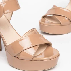 Sandali Donna in Vernice Nude