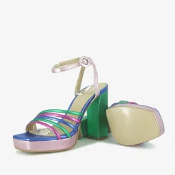 Sandali Donna Multicolor Tacco Alto