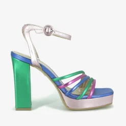 Sandali Donna Multicolor Tacco Alto