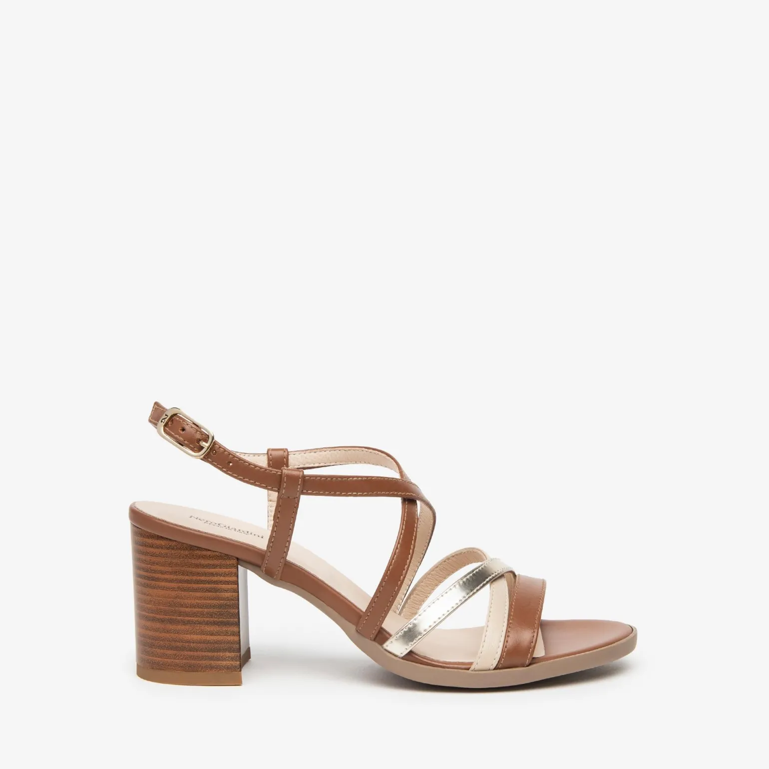 Sandali Donna Pelle Cuoio