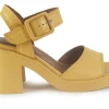 Sandali Donna Pelle Gialla