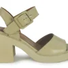 Sandali Donna Pelle Verde