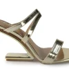 Sandali Donna Specchio Gold