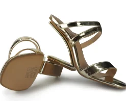 Sandali Donna Specchio Gold