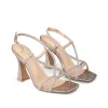 Sandali Donna Tacco Alto Bronzo Cerimonia