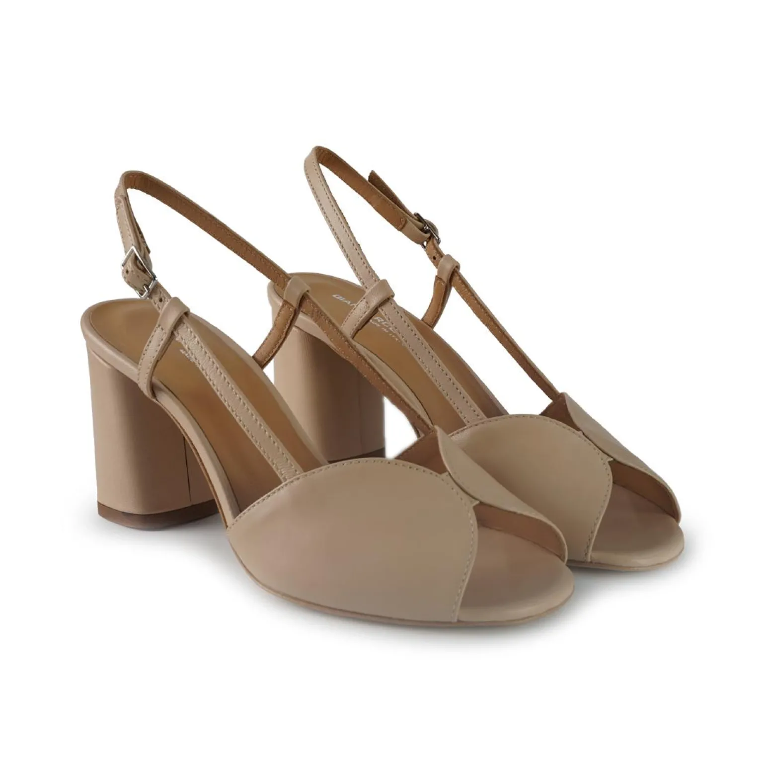 Sandali Donna Tacco Alto in Pelle Nude