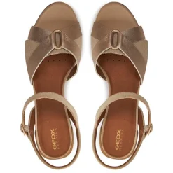 Sandali Donna Tacco Gold