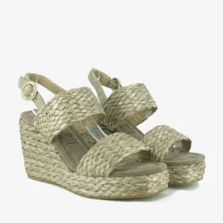 Sandali Donna Zeppa Raffia