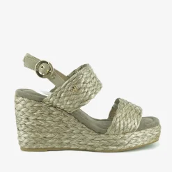 Sandali Donna Zeppa Raffia