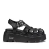 Sandali Pump Pelle Nera